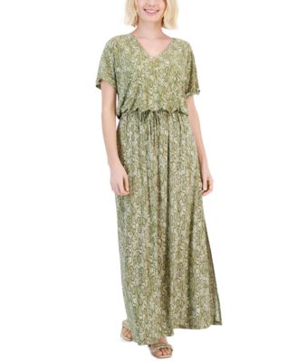 INC International Concepts - Petite Drawstring-Waist Dress