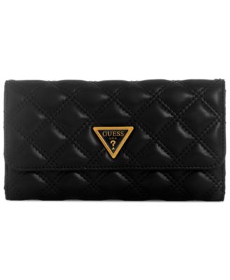 GUESS - Giully Quilted Faux Leather Clutch Wallet