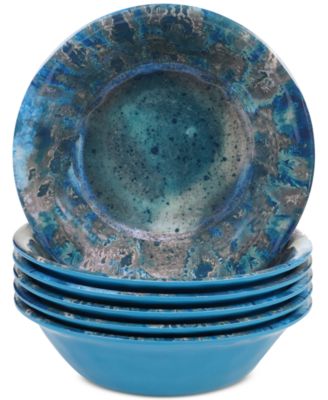 Certified International - Radiance Teal All Purpose Bowl, Set of 6
