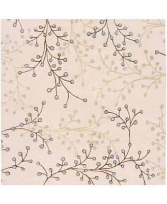 Surya - Athena ATH-5008 Taupe 4' Square Area Rug