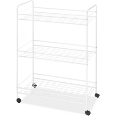 Whitmor - 3-Tier Large Household Rolling Cart