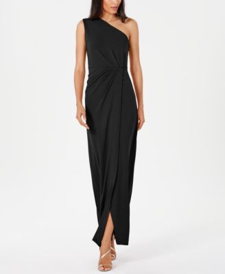 Calvin Klein - Draped One-Shoulder Gown