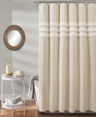 Lush Décor - Ciel Tassel 72" x 72" Shower Curtain