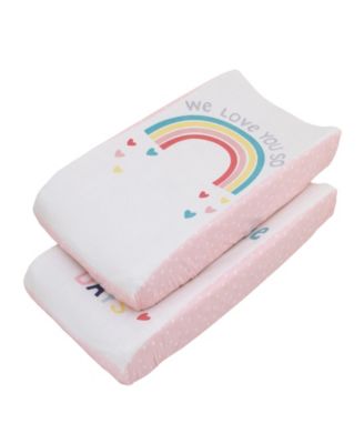NoJo - Rainbow Photo-Op Changing Pad Cover 2-Pack