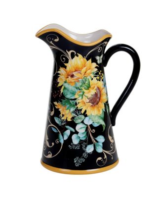 Certified International - Sunflower Fields Pitcher