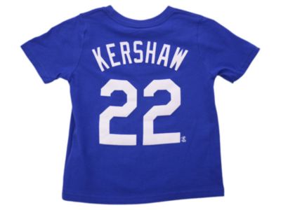 Nike - Los Angeles Dodgers Kids Clayton Kershaw Name and Number Player T-Shirt