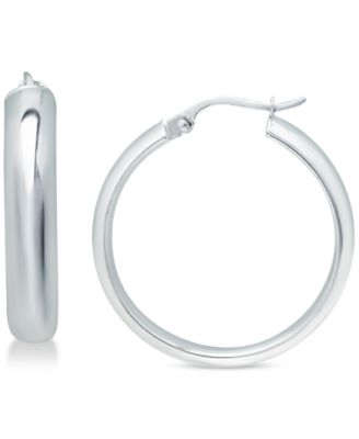 Giani Bernini - Small Polished Hoop Earrings in Sterling Silver, 25mm