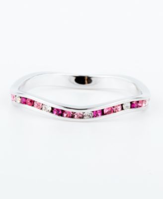Macy's - Swarovski Crystal Stackable ring in Sterling Silver