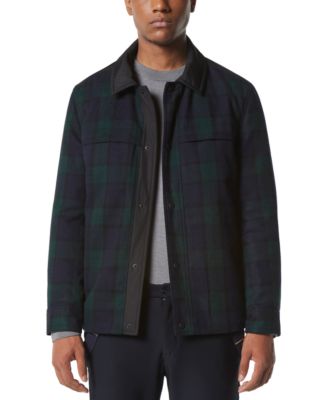 Marc New York - Men's Gosper Quilted Plaid Shirt Jacket
