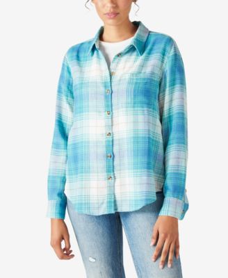 Lucky Brand - Plaid Boyfriend Shirt