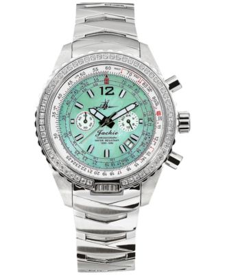Abingdon Co. - Women's Chronograph Multifunctional Stainless Steel Bracelet Watch 41-1/2mm