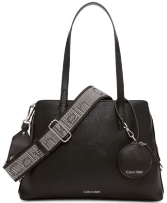 Calvin Klein - Millie Large Faux Leather Convertible Tote