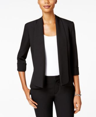 Kasper - Open Cuffed-Sleeve Jacket