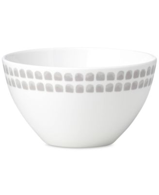 kate spade new york - Charlotte Street North Grey Collection Soup/Cereal Bowl