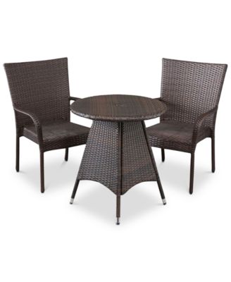 Noble House - Chiese 3-Pc. Bistro Set, Quick Ship