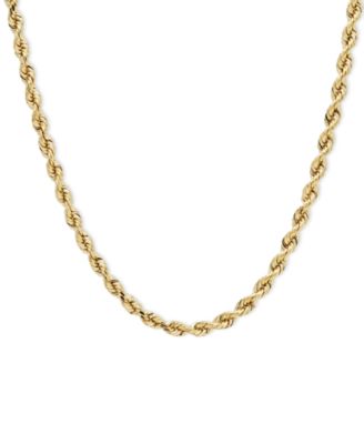 Macy's - Rope Chain Necklace in 14k Gold