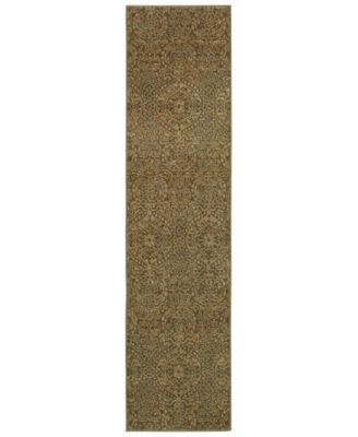 Oriental Weavers - Casablanca 4441C Beige/Blue 1'10" x 7'6" Runner Area Rug