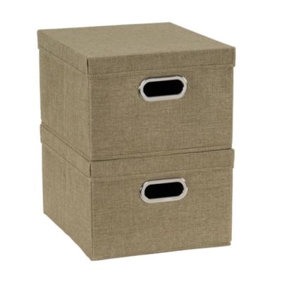 Household Essentials - 2-Pc. Moss Storage Box Set