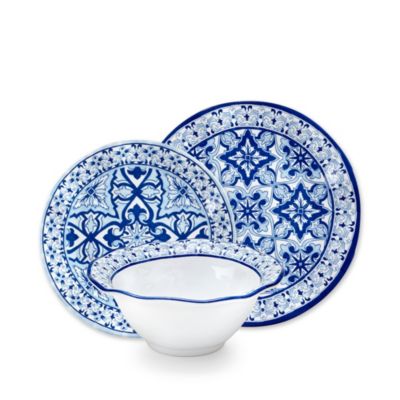 Q Squared - Talavera in Azul 12pc Set