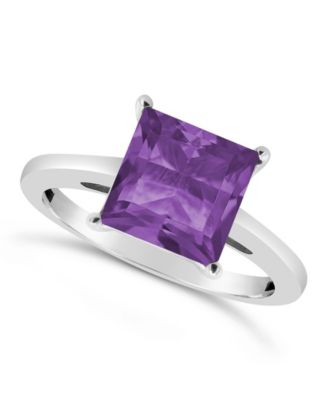 Macy's - Amethyst (2-3/8 ct. t.w.) Ring in Sterling Silver