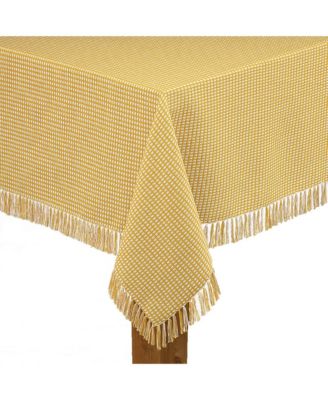 Lintex - Homespun Gold 100% Cotton Tablecloth 52"X70"
