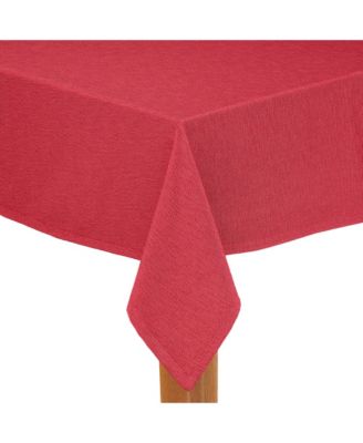 Lintex - Danube 60"x84" 52%Cottom 48%Poly Tablecloth Scarlet
