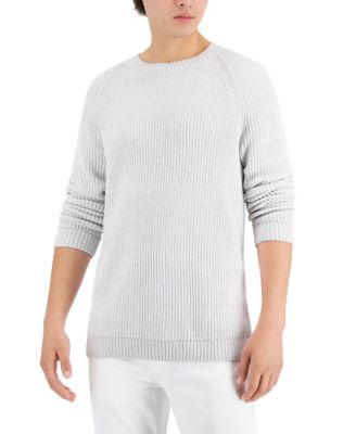 INC International Concepts - Men's Plaited Crewneck Sweater