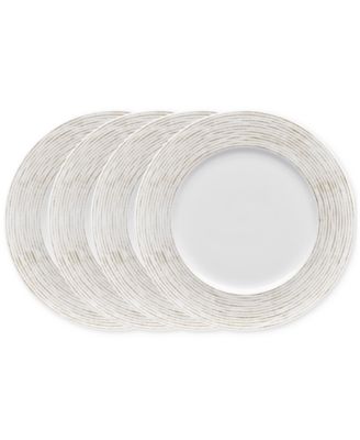Noritake - Hammock "Stripes" Rim Dinner Plates, Set of 4