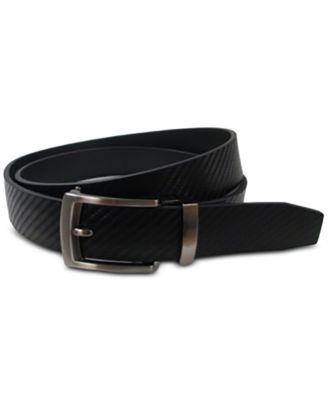 Nike - Men's Acu-Fit Bonded Leather Carbon Texture Belt