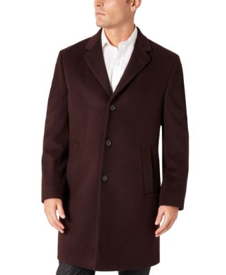 Kenneth Cole Reaction - Men's Single-Breasted Classic Overcoat