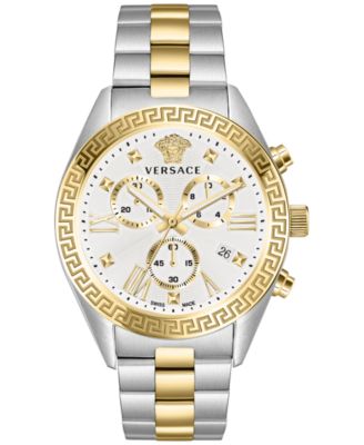 Versace - Women's Chronograph Greca Two Tone Bracelet Watch 40mm