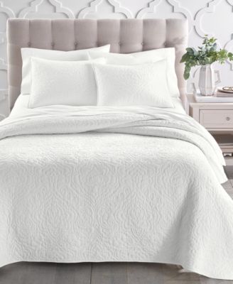 Charter Club - Sculpted Paisley Cotton Quilts, Created for Macy's