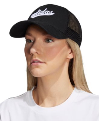 adidas - Women's Embroidered Logo Mesh Trucker Hat