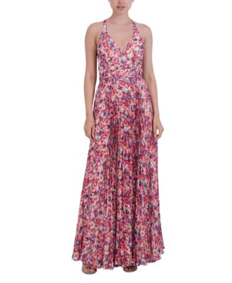 Laundry by Shelli Segal - Women's Pleated Maxi Dress