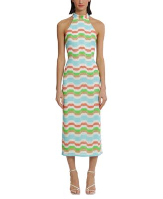 Donna Morgan - Women's Sleeveless Crochet Midi Dress