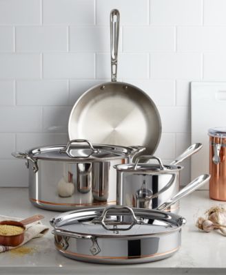 All-Clad - Copper Core 7-Piece Cookware Set
