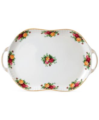 Royal Albert - Old Country Roses Handled Serving Platter